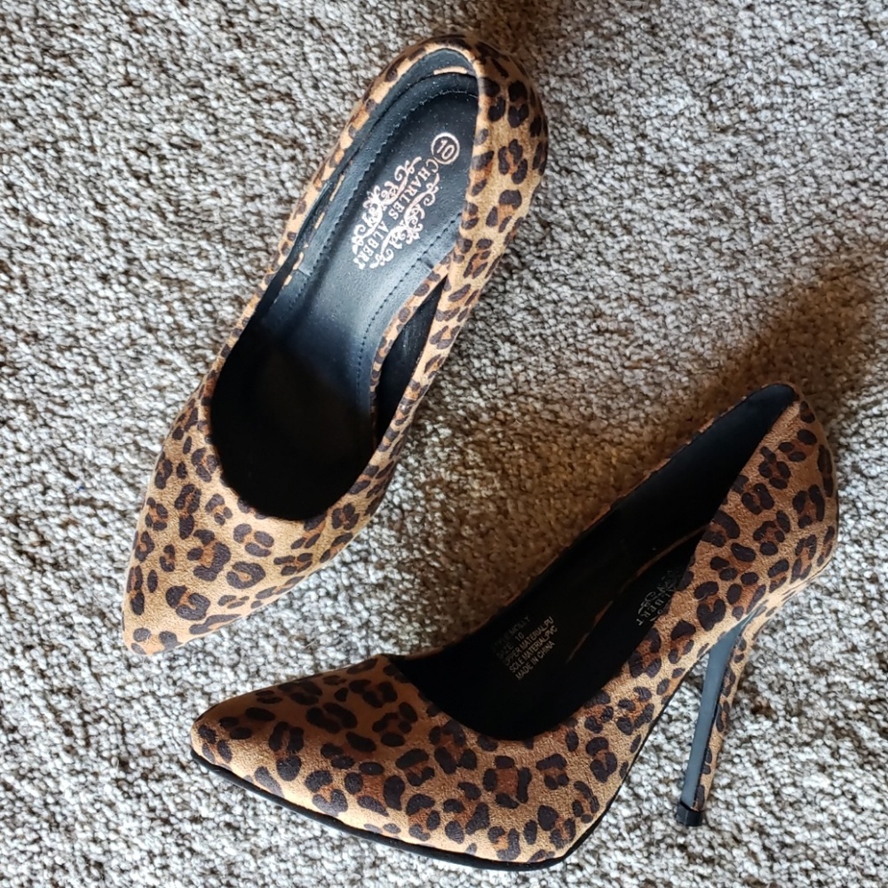 Leopard Print 3 inch Heels
